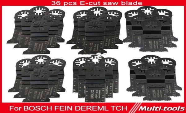 Hojas de sierra multiherramienta oscilantes Ecut de 36 piezas de 3245 mm para herramienta eléctrica TCHFeinDremel multiMaster 1797396