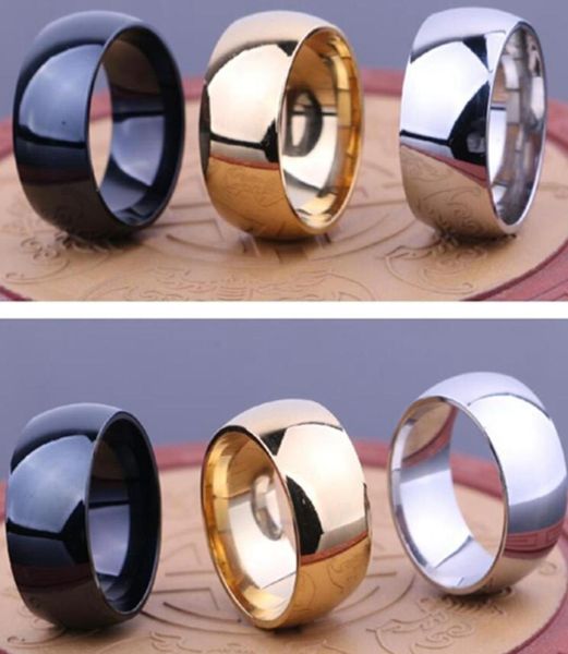 36 pièces Mirro band mix 3 couleurs haute qualité confort Fit Men039s anneaux en acier inoxydable bijoux entiers travail Lots7963720