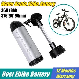 36V 18Ah Lithium ion ebike batterij 36v 8ah 10ah 12ah 15ah Waterfles Elektrische Fiets lifefo4 Batterij bicyble Scooter Met Lader