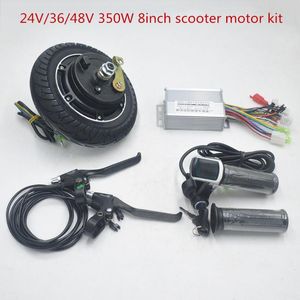 36V 48V 350W elektrische fietsnaaf Motormotor 8inch Wielmotor voor elektrische fiets scooter ebike