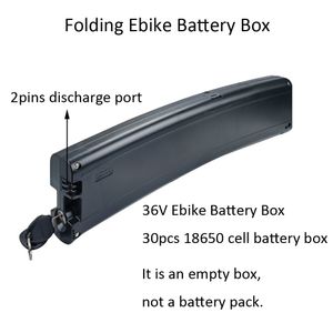 36V Scimitar Folding Ebike Battery Case 30 PCS 18650 Cell Veebike Ebike lege batterijbox