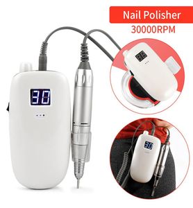 Kit de machine à forage à ongles 36W Polonteur à ongles électrique professionnel Portable de charge sans fil Pédicure Nail Beauty Device1011409