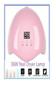 36W USB LED UV NAIL GEL CULING LAMP LICHT MANICURE Poolse droger nagelpotherapie machine roze kunstgereedschap5403062