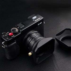 37 39 405 43 49 52 55 58 mm Capuche de la lentille de forme carrée pour Fuji Micro Camera Gift A Cap Cover 240327