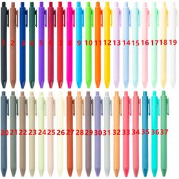 37 couleurs bon marché Candy coloré en plastique Ballpoint stylo
