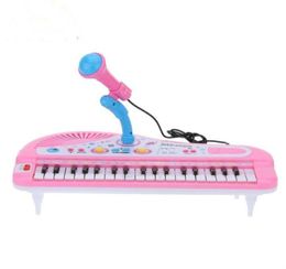 37 toetsen Electone Mini elektronisch toetsenbord muzikaal speelgoed met microfoon Educatief elektronisch pianospeelgoed voor kinderen Kinderbaby's9698408