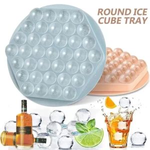 37 Rooster Ice Cube Zelfgemaakte Gereedschap Hockey Schimmel Ices Box 3D Ronde Ballen Mallen Home Bar Party Ice DIY mallen Voor Koud Drankje Tool AU04