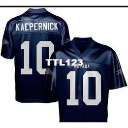 3740 # 10 Colin Kaepernick Nevada Wolf Pack Alumni College Jersey ou personnalisé n'importe quel nom ou numéro de maillot