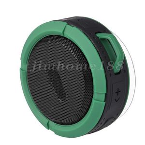 37C6 Luidspreker Outdoor Sport Speaker Douche Draagbare Waterdichte Draadloze Bluetooth Speakers Zuignap Handsfree Mic Voice Box Strong Batter