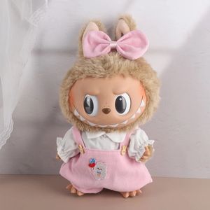 37cm de monsters - Labubu Anime Figures Labubu Tidy Doll Dress Gevulde speelgoed Kawaii Room Decoratie Gift voor Kids Toys 240513