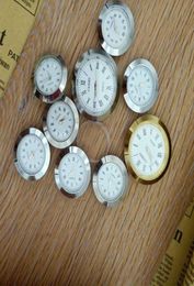 37 mm Mini Insert Clock Watch Japanse beweging Gold Metal Past Clock Insert Roman Mumerals Clock Accessories3183368