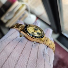 37 mm Vintage Men Bekijk Gold JPS 6264 6239 6265 6263 Handwikkeling John Player Special Paulnewmen PolsWatch Tropical Lemon 1969 1972 Bracelet Lusso Orologio