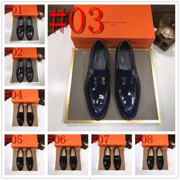 37Model Élégant Hommes Oxford Chaussures À Lacets Bout Pointu Noir Marron Chaussures Formelles Bureau D'affaires De Mariage Hommes Designer Robe En Cuir Chaussures Hommes