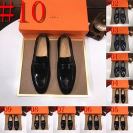 37Style 2024 Chaussures habillées de créateur pour hommes Shadow Patent Leather Luxury Fashion Groom Wedding Chores Men's Luxury Style Oxford Shoe Taille 45
