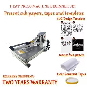Máquina de sublimación de 15*15 pulgadas, impresora de prensa de calor para camiseta/funda de almohada, control de pantalla táctil, nueva llegada