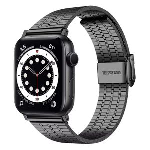 38 40 41 42 44 45 49 mm de metal 7 perlas 2023 Banda de alta calidad Reloj Smart Store Strap para Apple Watch Ultra S8 S9