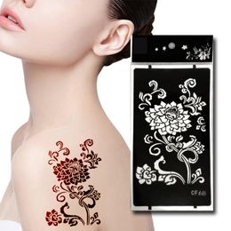 38 verschillende stijlen kruidachtige tattoo stickers waterdichte tijdelijke holle bloem eenvoudige tattoo sticker voor vrouwen mannen