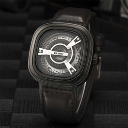 38% OFF montre montre sept vendredi hommes Unique élégant créatif horloge Quartz japon mouvement M1B01 acier Relog 230727