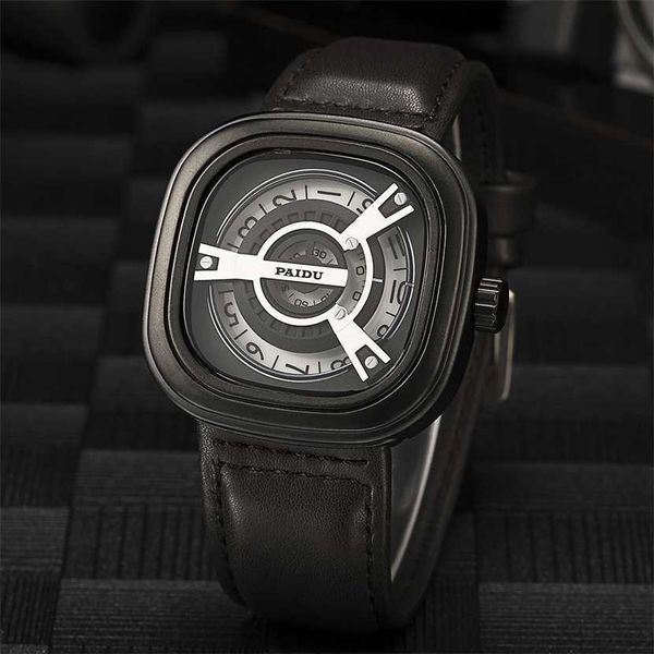 38% de descuento en reloj Reloj Seven Friday Hombres Único Elegante Reloj creativo Cuarzo Movimiento japonés M1B01 Acero Relog 230727