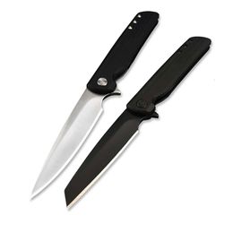 3801 3802 Tactique extérieur EDC G10 Handle Camping Pocket Knife Hunting Rescue Couteau pliant avec clip arrière