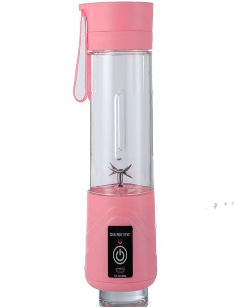 Mini exprimidor de frutas eléctrico portátil de 380 ml, máquina para hacer batidos recargable por USB, licuadora, batido, tomar jugo, herramientas vegetales lentas 3146292