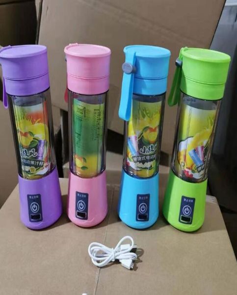 380 ml Blender personnel Portable Mini USB Juicer Cup électrique Bouteille Fruit Vegetable Tools8759020