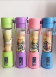 380 ml Portable mélangeur presse-agrumes tasse USB Rechargeable électrique automatique Smoothie légumes fruits agrumes Orange jus fabricant tasse ju0048736728