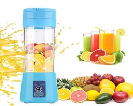 380 ml Juicer portable Electric USB Smoothie Rechargeable Blender Machine Mixer Mini Cup Maker Fast Blenders Blenders Food Processor5237266