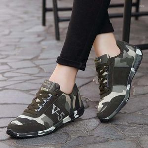 383 Schoenen Wandeltraining Camouflage Uitgebreid Canvas Reizen Cadet Paar Heren Platte Sneakers Enkele man 399