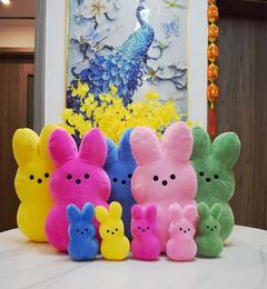 38cm 15cm Peeps en peluche lapin lapin Peep Pâques Toys Simulation Poupée animale en peluche pour enfants Gift doux cadeaux
