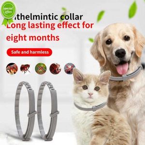 Collier anti-insectes pour animaux de compagnie 38 cm/70 cm Anti-moustique antiparasitaire réglable chat chien accessoires à 8 mois prévention des tiques aux puces