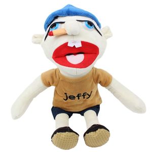 Jouets en peluche Jeffy 38CM, poupées en peluche, jeu de chapeau Jeffy, peluche douce, jouet amusant pour enfants, cadeau de noël pour garçons, peluche pour garçon coquin