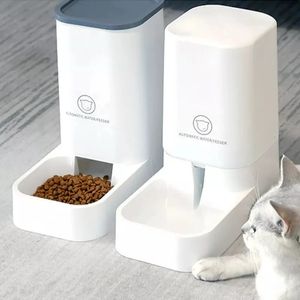 38L grande capacité chat de compagnie automatique distributeur d'eau alimentaire fontaine bouteille bol chien abreuvoir mangeoire fournitures de boisson 240116