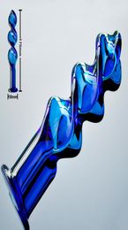 38mm bleu vis pyrex verre anal gode plug anal cristal faux pénis bite artificielle adulte sex toy pour femmes hommes gay masturbation Y8162806