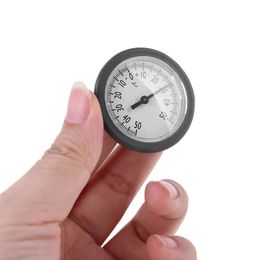 38 mm ingebedde mini -thermometer vis opslag bagagetas doos temperatuurmeter monitor geen batterij voor visser opbergdoos