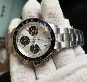 38 mm vintage horloges chronograaf heren horloge antieke heren eta 7750 handgespoeld mechanische paul newman legering bezel bezel cosmograph 6265 valjoux polshorloges