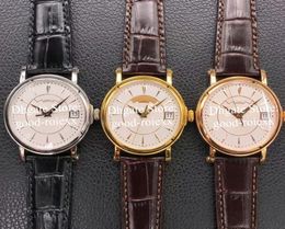 38 mm horloges voor heren Mens Automatische CAL324 SC Movement ZF Factory 5153 Eta Watch Calatrava Steel Yellow Rose Gold Sapphire LeThe5031673