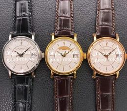 38 mm horloges voor heren Mens Automatische CAL324 SC Movement ZF Factory 5153 Eta Watch Calatrava Steel Yellow Rose Gold Sapphire LeThe7888466