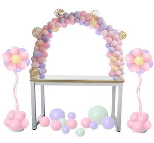 38PCS Verstelbare tafelballonboog kits Diy Birthday Wedding Decoratie Ballonnen Stand frame Paasfeest Decoraanbod Q1905247825105