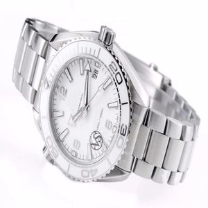 39 5mm mannen vrouwen horloge minnaar horloge waterdicht saffierglas SS Editie kwaliteit Witte Wijzerplaat Armband automatisch uurwerk263S