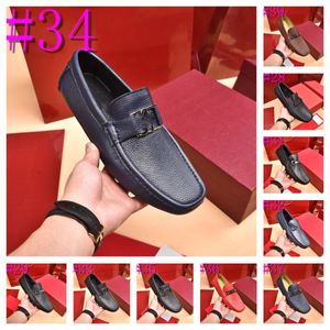 39 styleLuxury Marques Chaussures décontractées pour hommes Mocassins à enfiler pour hommes Chaussures d'été avec trous Chaussures en cuir véritable pour hommes Grande taille 38-46