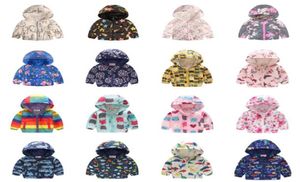 39 styles de Noël enfants dessin animé floral veste à capuche bébé garçons filles mignon mode fermeture éclair sport vestes enfants designer manteau5112501