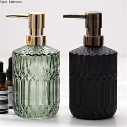 390 ml Draagbare Pers Type Glas Hand Sanitizer Zeep Dispenser Thuis Travel Badkamer Accessoires Shampoo Liquid Lotion Bottle 211222