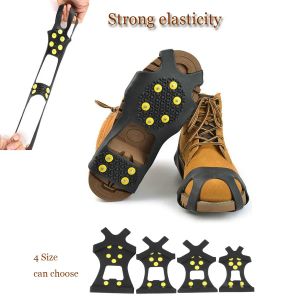 394 Bottes de neige non glacées pointes de chaussures Grips Campons Crampons Hiver Couping Safety Shoes Anti Slip Couvre Crampones extérieures S 71806 S