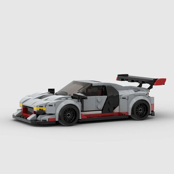 394pcs R8 MOC Speed Champions Tenichial Racer Cars City Bloques de construcción de vehículos deportivos