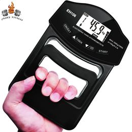 Probador de fuerza de agarre del dinamómetro de mano Digital 396Lbs180Kg con pantalla LCD para entrenamiento de antebrazo levantamiento de pesas con dedos 240127