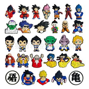 39Colors Japonais Game Dragon Personnages anime charmes en gros Enfance Mémoires Game Funny Cartoon Charmes Accessoires de chaussures PVC Decoration Boucle Soft