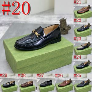 39Model Black Gentleman Designer Dress Chaussures Hommes Brogues Chaussures oxford Chaussures de costume de haute qualité pour hommes de luxe Classic Men's Business Cuir Chaussures décontractées