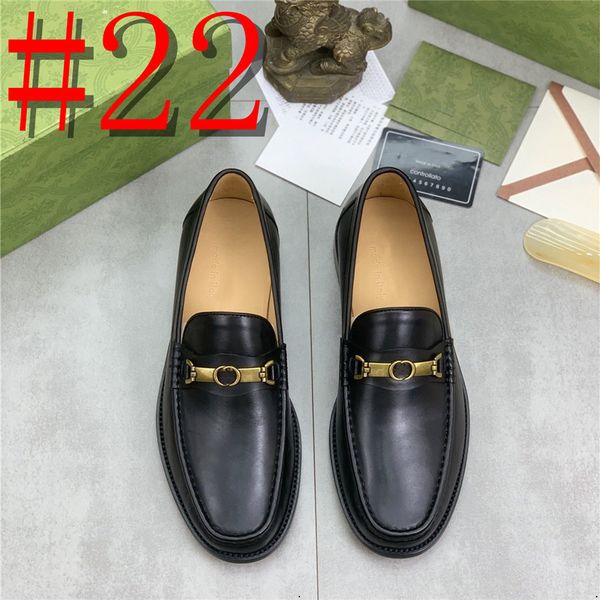 39Modèles en cuir pleine fleur hommes Vintage Design italien hommes d'affaires en cuir véritable chaussures habillées de luxe chaussures Oxford faites à la main pour hommes