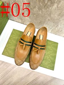 39Model High Quality Chaussures Oxford Fashion Grace Men Chaussures en cuir Homme Robe formelle Office Office Footwear Luxury Designer Chaussures